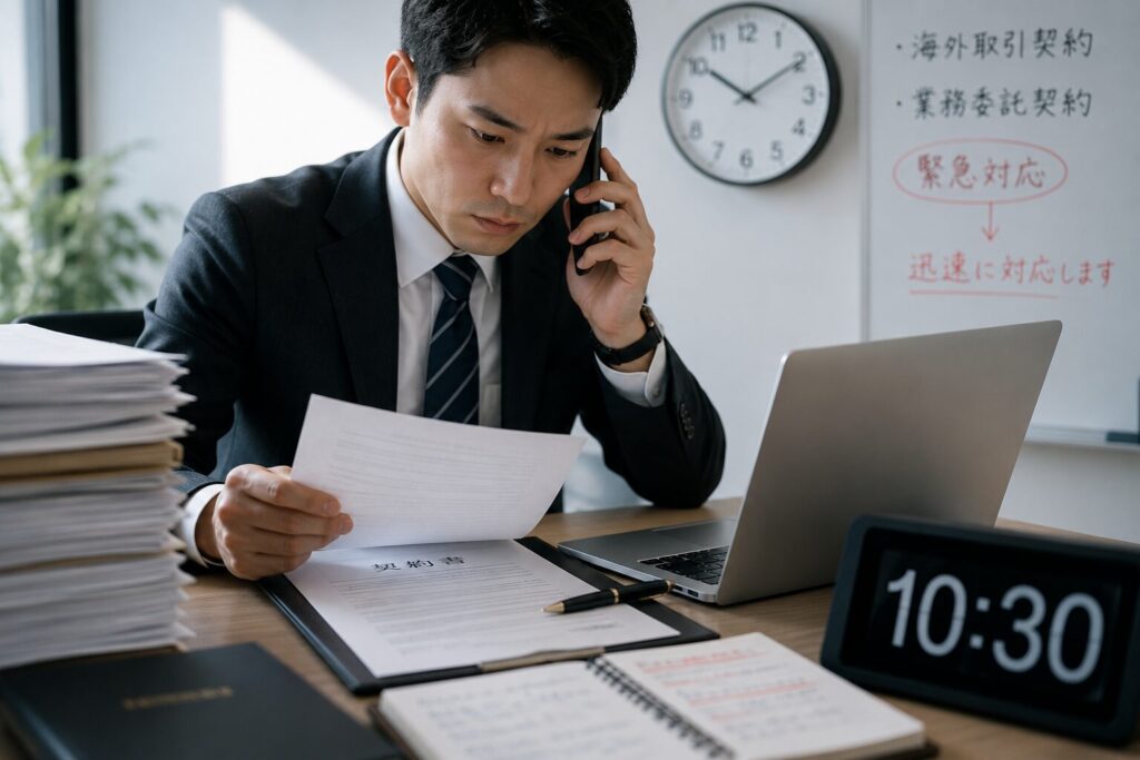 膨大な実務データで契約書作成をサポート