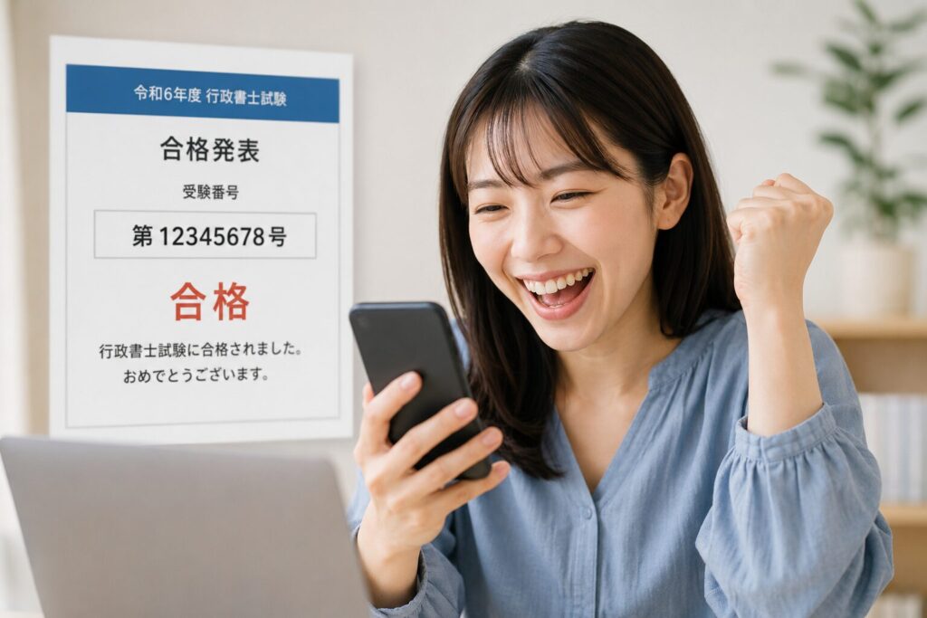 行政書士試験合格発表