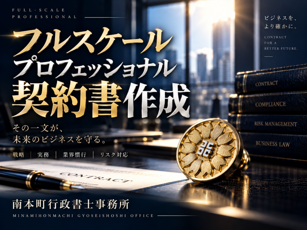 業務委託契約書作成